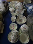 PART SET OF MINTON HADDEN HALL TEA WARES