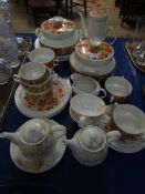 PART SET OF LAURA ASHLEY TEA WARES TOGETHER WITH A FURTHER PART DINNER WARES OF PONTESSA THE YOUNG