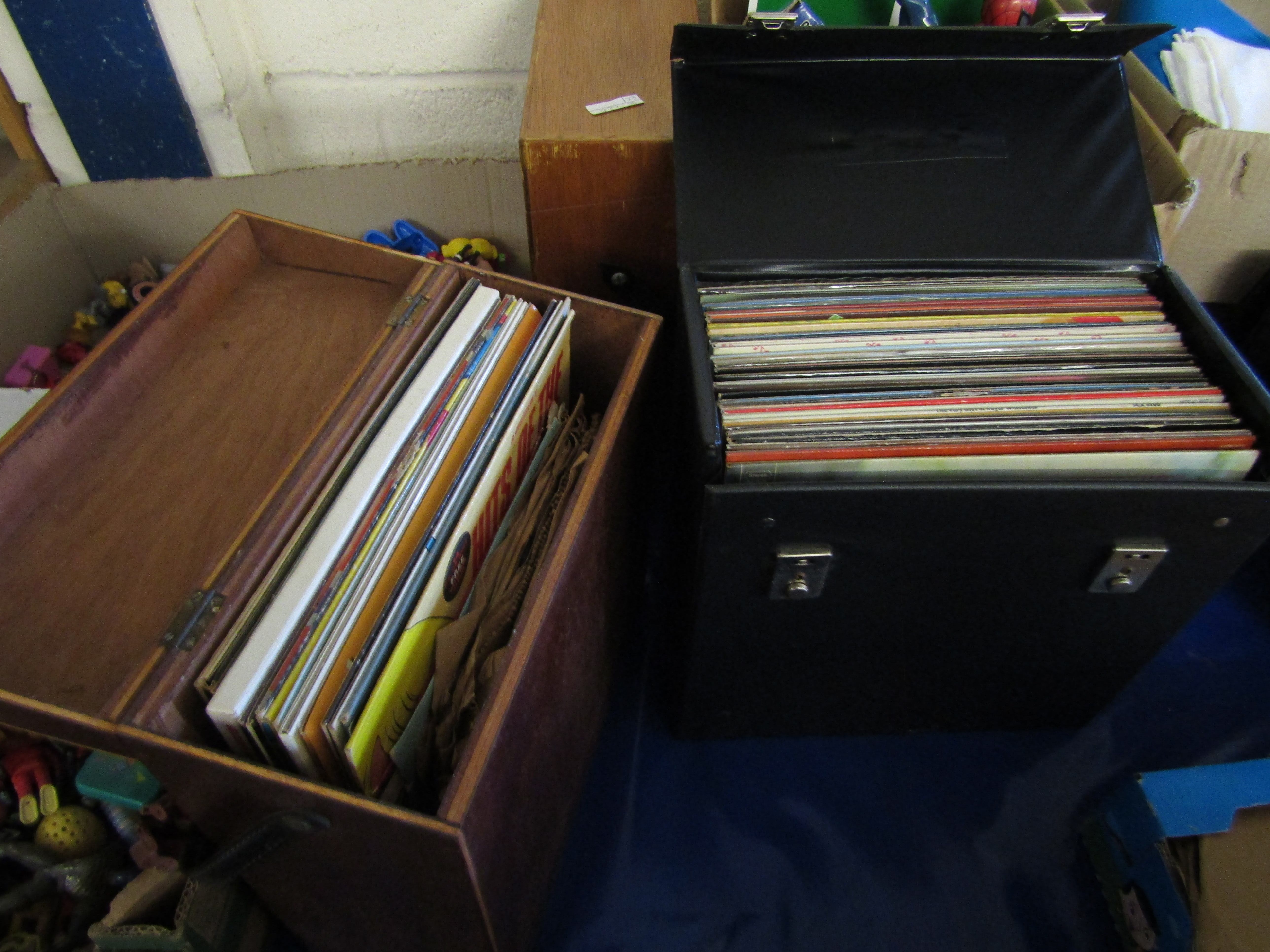 THREE BOXES ASSORTED VINYL RECORDS