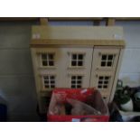 MODERN DOLLS HOUSE AND FURNITURE