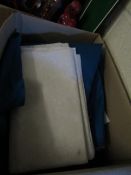 BOX OF VARIOUS FABRICS