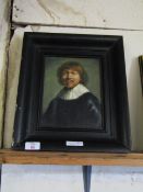 GOOD QUALITY EBONISED PICTURE OF A GENT