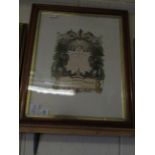 FRAMED ANCIENT ORDER OF FORESTERS