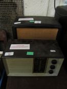 MIXED LOT: COMPRISING TWO VARIOUS RADIOS, THE FIRST BUSH RADIO, AC-DC RECEIVER, TYPE VHF90 WITH