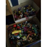 TWO BOXES QTY OF CHILDRENS TOYS