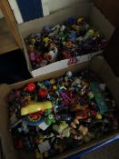 TWO BOXES QTY OF CHILDRENS TOYS