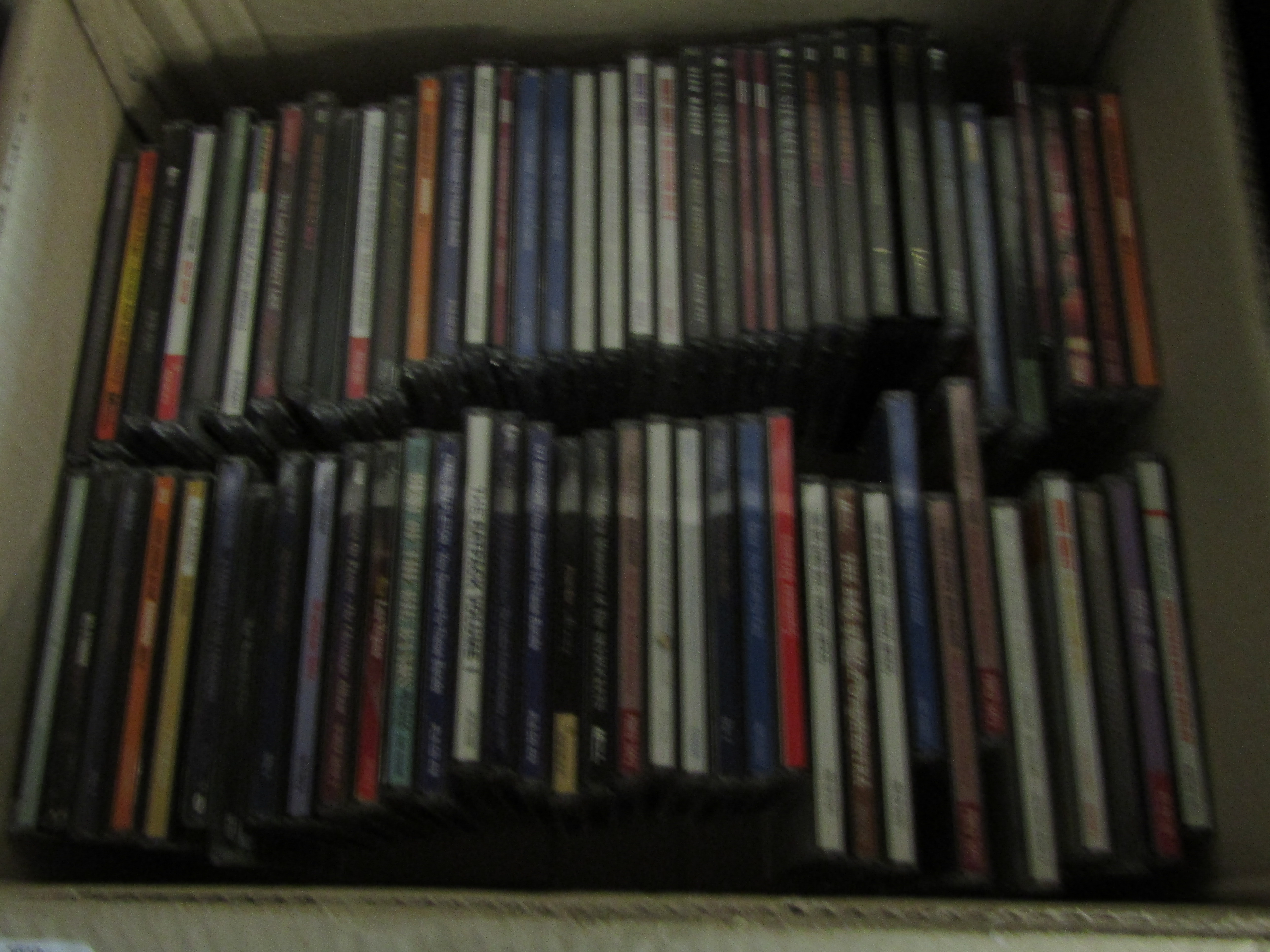 BOX ASSORTED CD'S