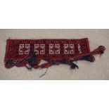 Group of four small rugs of varying sizes and design, largest 81cm wide x 128cm long