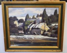 Clive Kidder, signed and dated 70, oil on canvas, "Batson, Salcombe, Devon", 50 x 60cm