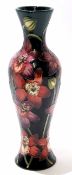 Moorcroft vase from The Connoisseur Collection, June 2004, with an incised floral design, 32cm high