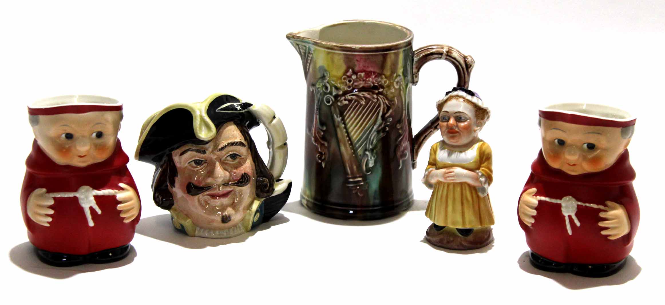 Collection of various Continental and English pottery including two Goebels figures, Royal Doulton