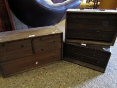 THREE VINTAGE MULTI-DRAWER TOOL CHESTS