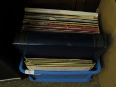 BOX OF MIXED RECORDS