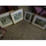 BOX OF MIXED RUSSELL FLINT PRINTS, WATERCOLOURS ETC