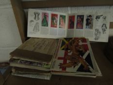 MIXED LOT OF CIGARETTE CARDS IN ALBUMS ETC