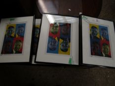 GROUP OF SIX ASIA FAME SERIES PRINTS