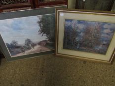 TWO FRAMED PRINTS (2)