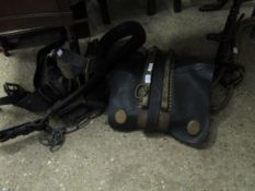 VINTAGE SADDLE, HORSE HAINES AND HARNESS