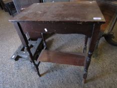 EDWARDIAN TWO-TIER SIDE TABLE