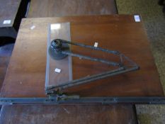 VINTAGE MAHOGANY TABLE TOP DRAWING BOARD