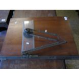 VINTAGE MAHOGANY TABLE TOP DRAWING BOARD