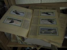 BAG OF CIGARETTE CARDS ETC