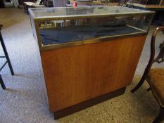 JEWELLERS CABINET WITH DROP FRONT WITH TWO SLIDING DOORS