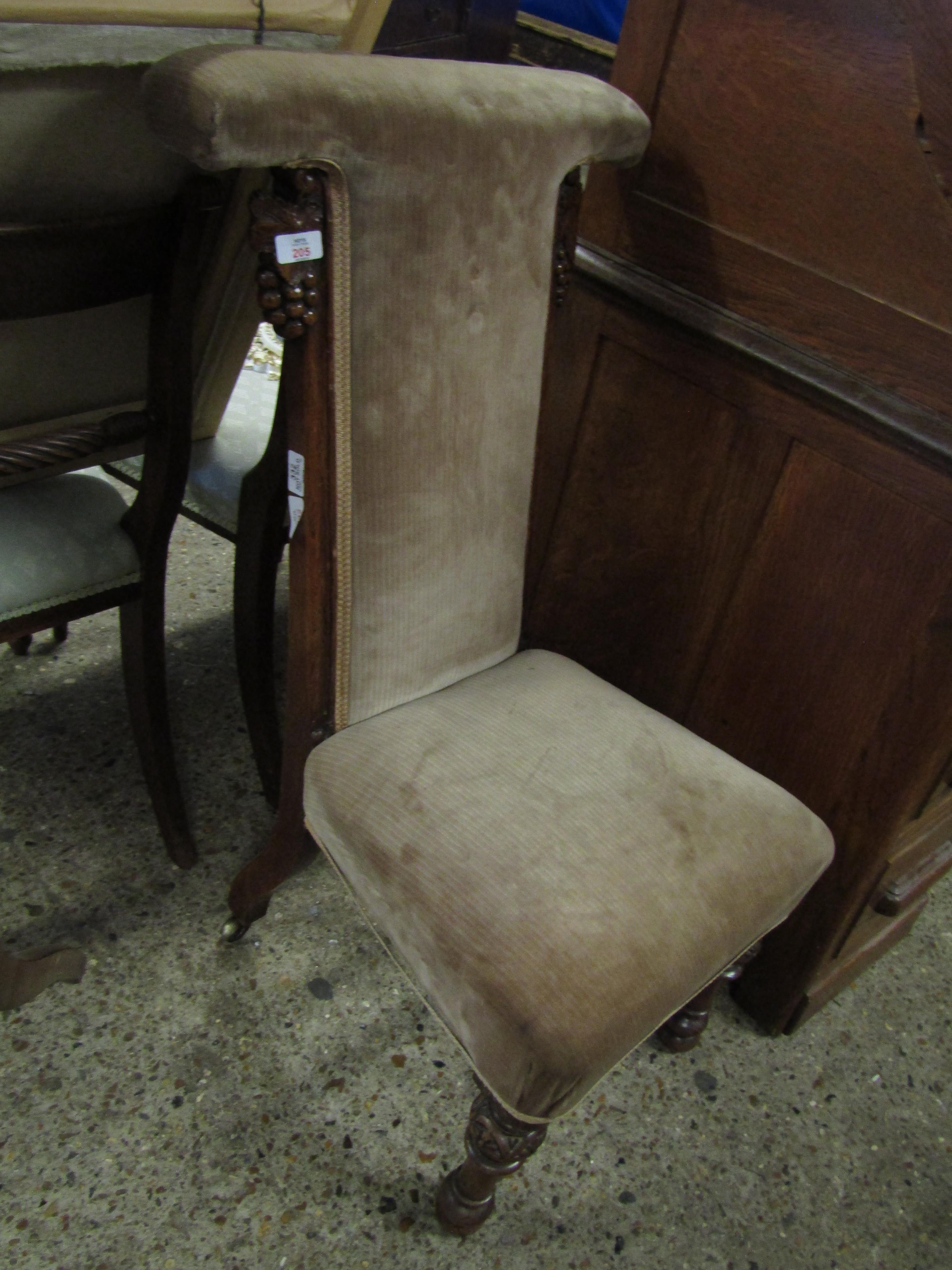 VICTORIAN PRIE DIEU CHAIR