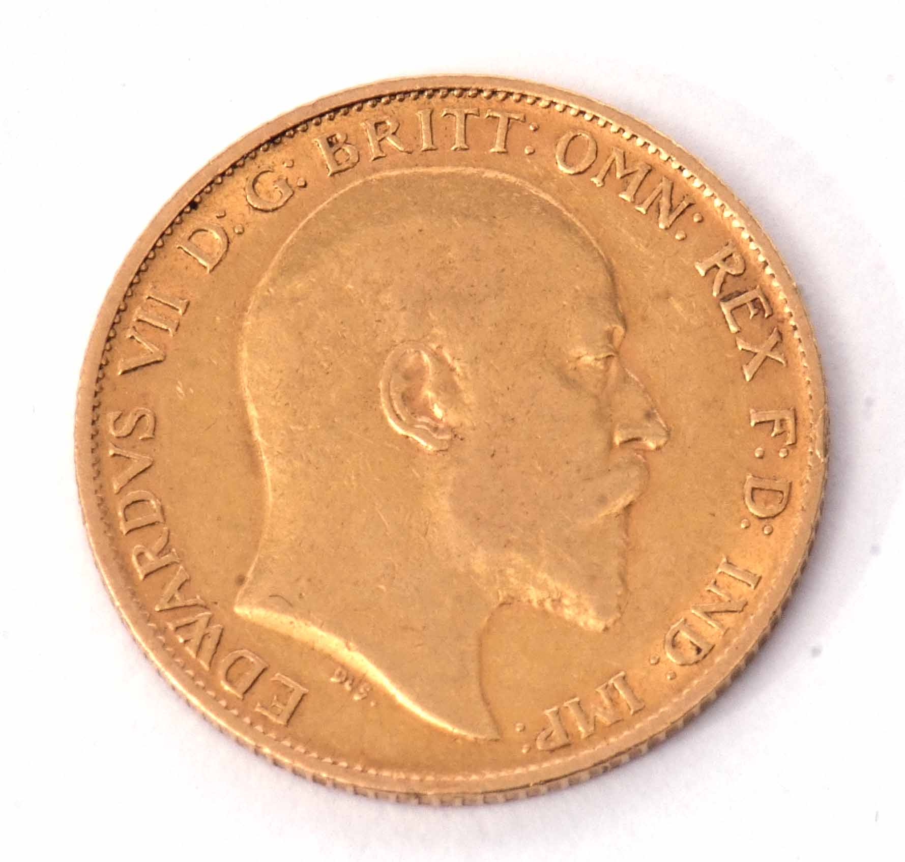 Edward VII half sovereign dated 1902