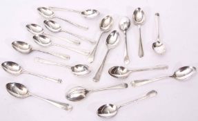 Mixed Lot: comprising 18 various coffee spoons, combined weight approx 160gms, various dates and