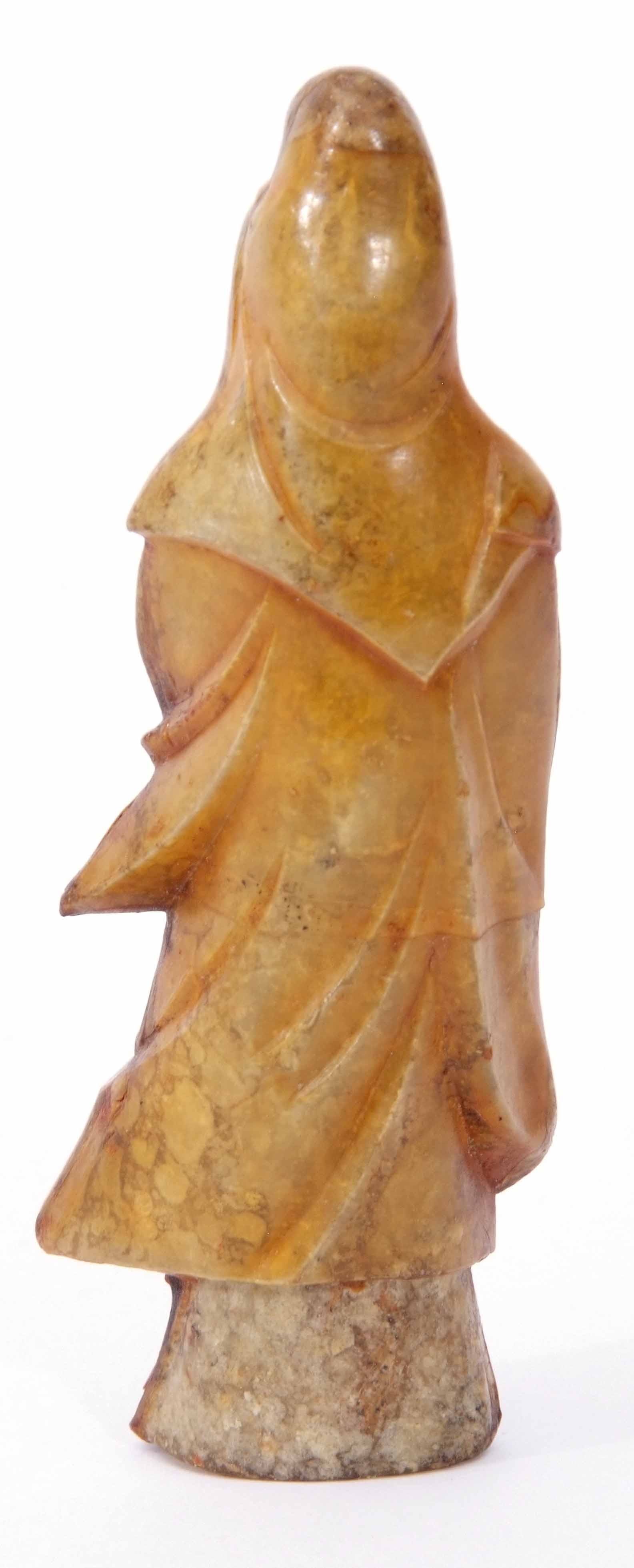 Composite Oriental model of a robed female figure, height 10.5cm - Image 2 of 2