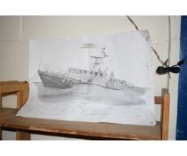 POSTER OF THE RUBY ARTHUR REED II CROMER LIFEBOAT SIGNED BY CREW