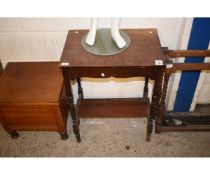 EDWARDIAN TWO-TIER SIDE TABLE