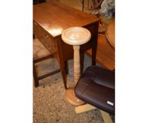 BEECHWOOD TURNED COLUMN PLANT STAND