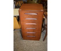 G-PLAN TEAK SIX DRAWER PILLAR TYPE CHEST