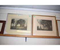 TWO VICTORIAN COLOURED PRINTS, DANCE OF THE NYMPHS ETC