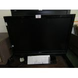 LG FLAT SCREEN TELEVISION WITH REMOTE