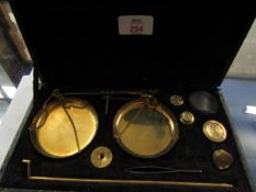 CASED SET OF SCALES