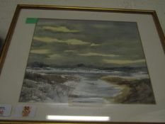 K W BURTON, SIGNED WATERCOLOUR, RIVER ANT, NORFOLK, 25 X 36CM, TOGETHER WITH A FURTHER WATERCOLOUR