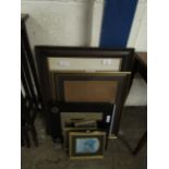 GROUP MIXED PICTURES , PICTURE FRAMES, MIRROR ETC