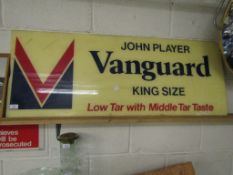 PERSPEX JOHN PLAYER VANGUARD KING SIZE SIGN