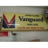 PERSPEX JOHN PLAYER VANGUARD KING SIZE SIGN