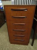 G-PLAN TEAK SIX DRAWER PILLAR TYPE CHEST