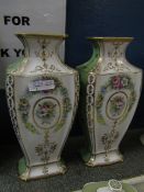 PAIR OF NORITAKE VASES