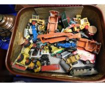CASE CONTAINING MIXED PLAY WORN DIE-CAST TOYS