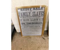 THREE GILT FRAMED REPRODUCTION POSTERS