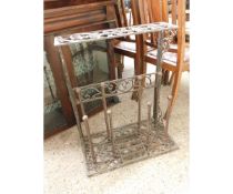 REPRODUCTION CAST METAL BOOT STAND AND SCRAPE