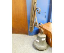 GOOD QUALITY BRONZE WALL MOUNTED BELL
