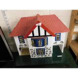 PAINTED CHILD'S DOLL'S HOUSE