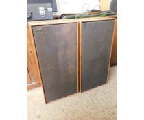 PAIR OF TEAK FRAMED CELESTRON DITTON 44 SPEAKERS